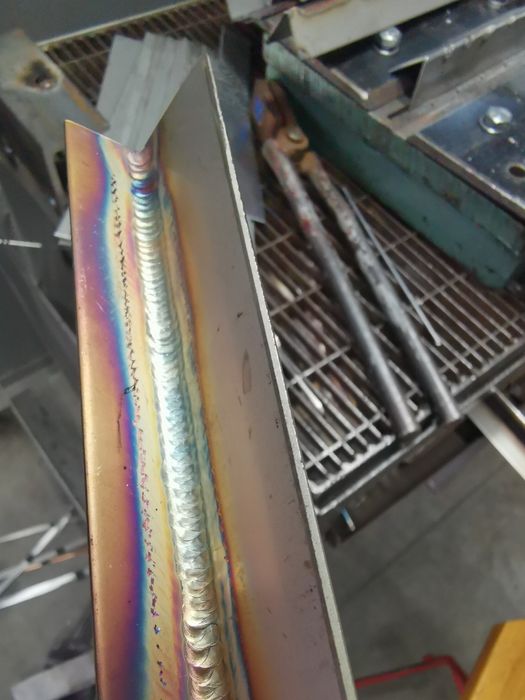 Sudura aluminiu/inox conducte aer condiționat