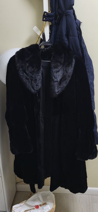 Норковая шуба, размер 38