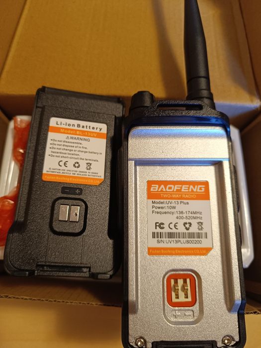 Baofeng UV13PLUS, 10W, NOU, mufa USB-C, 2024
