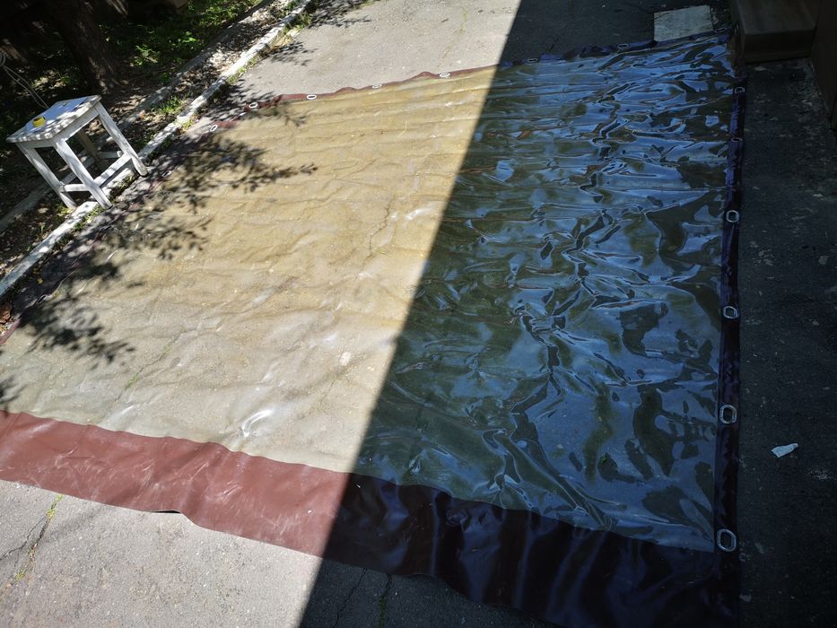 Folie transparenta pentru foisor terasa