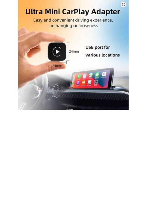 Adaptor wireless Apple Carplay Android Auto USB / USB-C