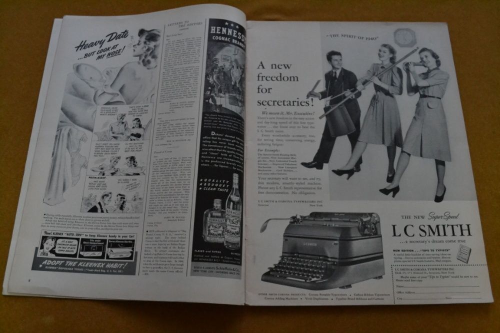 Revista Life, limba engleza, 1940, cu regele Carol si Mihai pe coperta