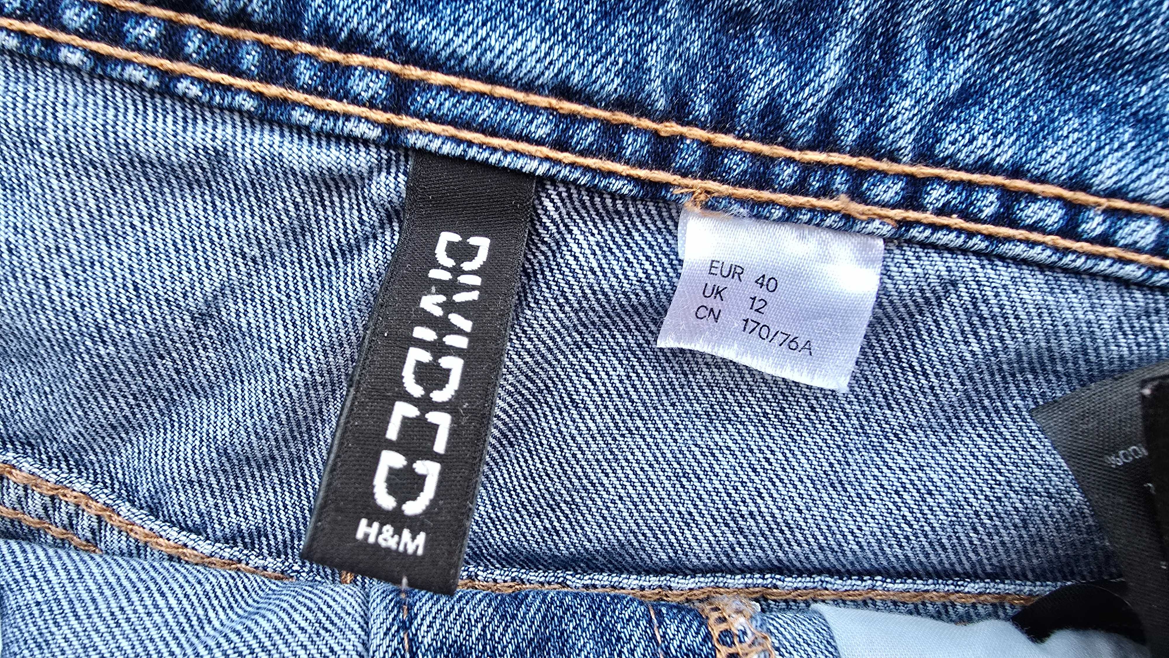 Дамски дънков гащеризон H&M  L-XL