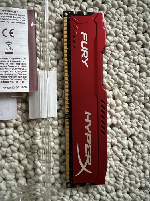 Modul RAM 1 x 8GB DDR3 HyperX Fury
