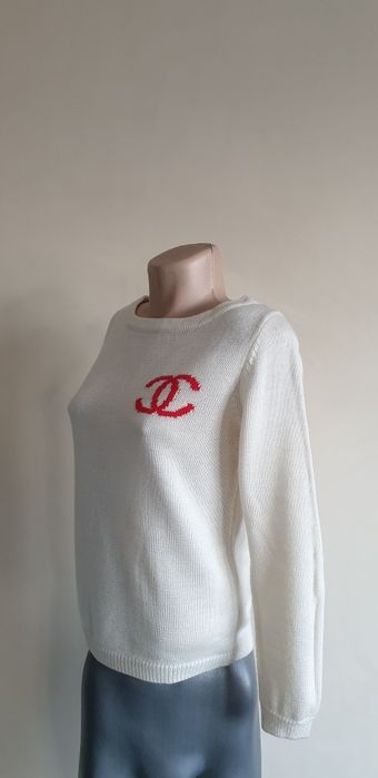 CHANEL Wool Made in Italy Womens Size 38/S ОРИГИНАЛ! Дамски Пуловер!