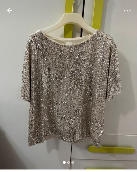 Bluza cu paiete mar M