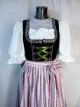 Dirndl Nr 38 rochie bavareză Oktoberfest, tiroleza cu camasa nr 38