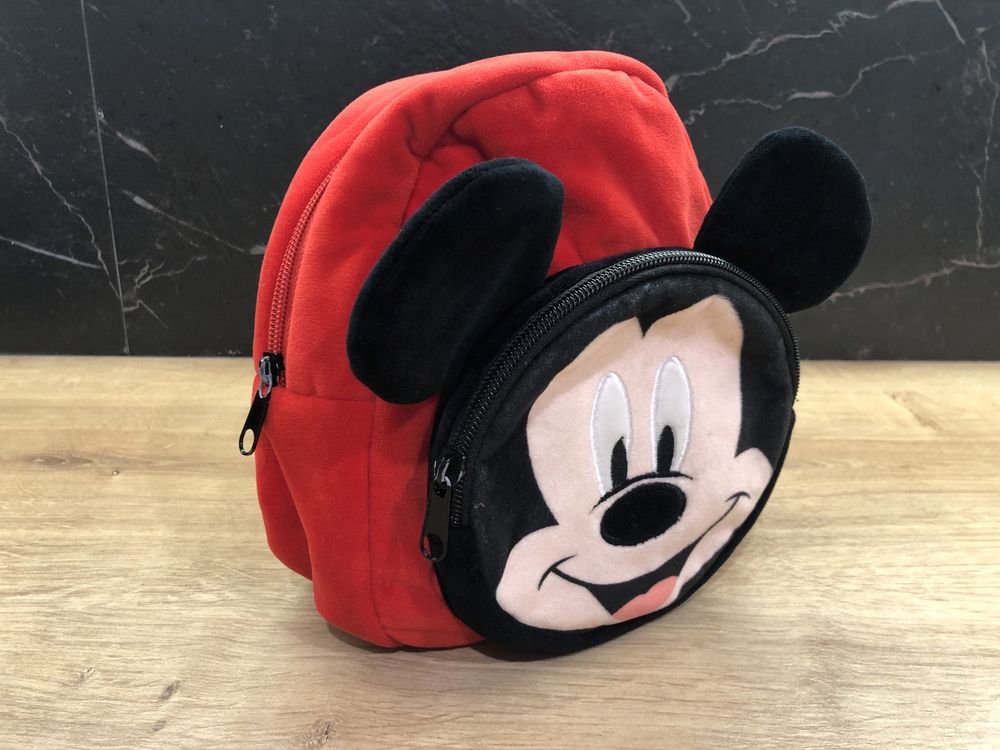 Rucsac plusat Mickey Mouse 18x22x8cm Cerda