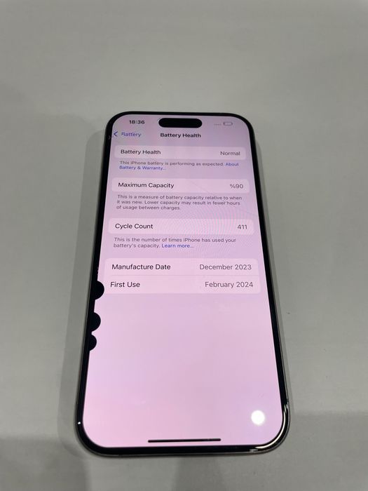 IPhone 15 Pro 256GB 90 % Батерия