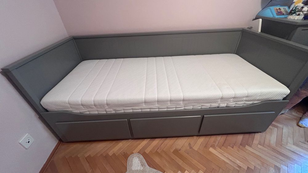 ÅKREHAMN
Saltea din spumă, fermă/alb, 90x200 cm