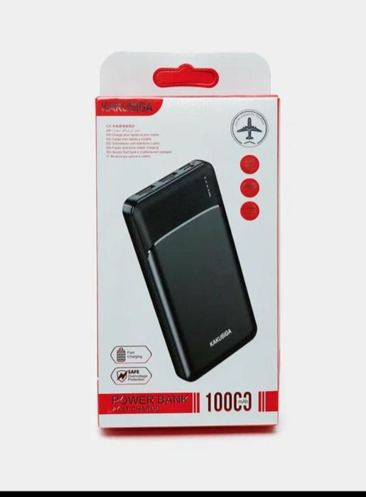 PowerBank Kakusiga , Arzon , quvvatlash qurulmasi,10000mAh, Fast chang