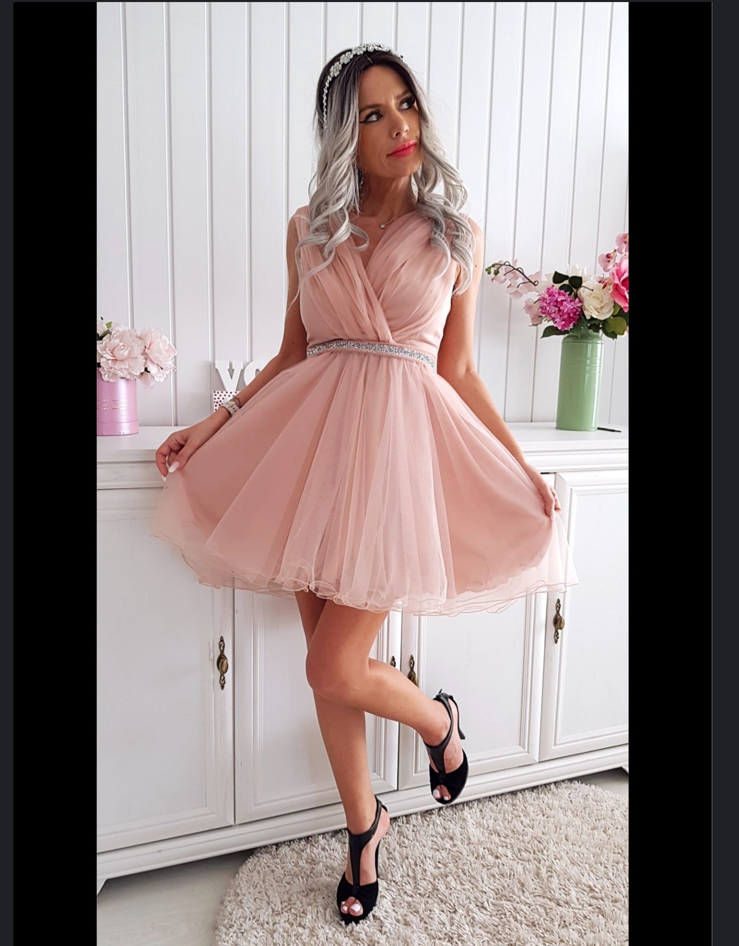 Rochie de seară din tull