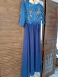 Rochie de seara, albastra, marimea 42