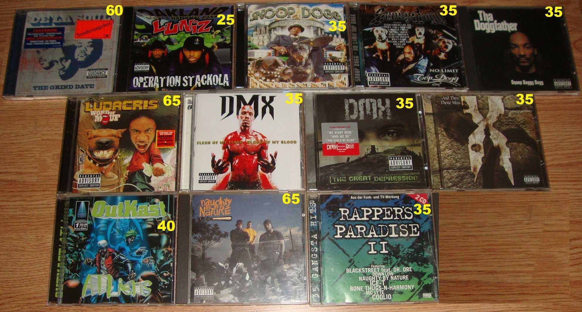 Cd'uri Vintage cu muzica Rock, Pop si Hip Hop