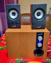 Speaker system Hi FI marca Genius amplificator de sunet complet