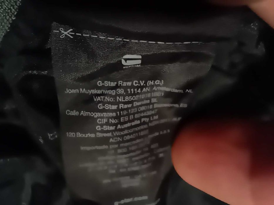 G-Star Raw Batt Quilted Bomber мъжко яке размер М оригинал перфектно