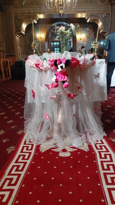 Aranjament botez/ aranjament cristelnita