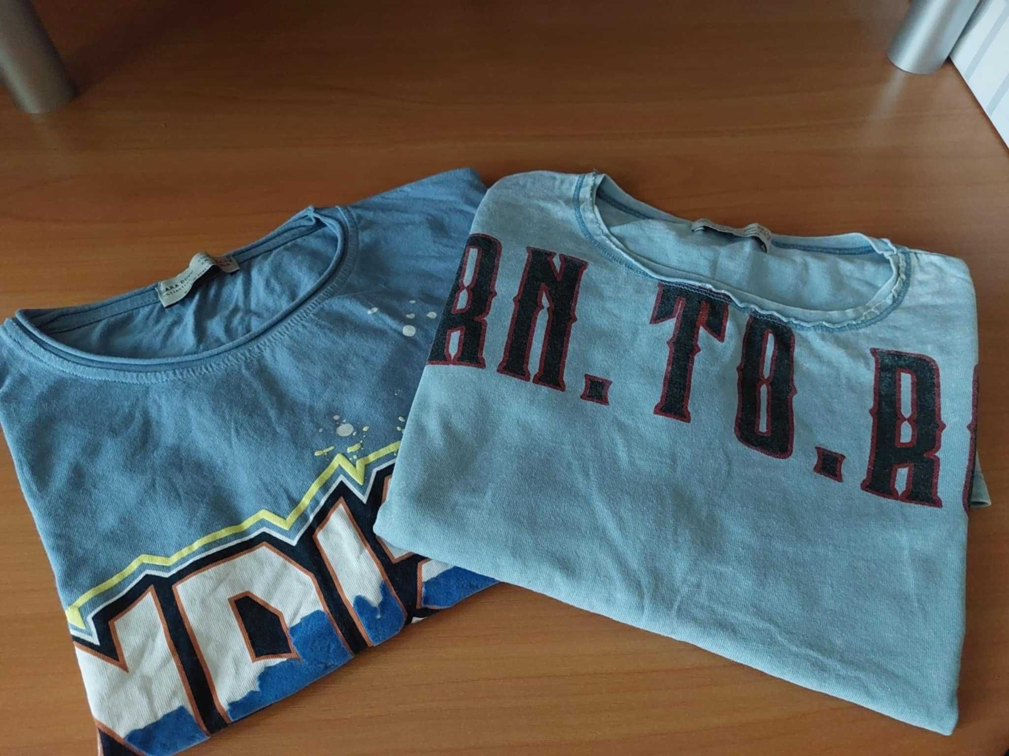 Две тениски на Zara размер13/14 год