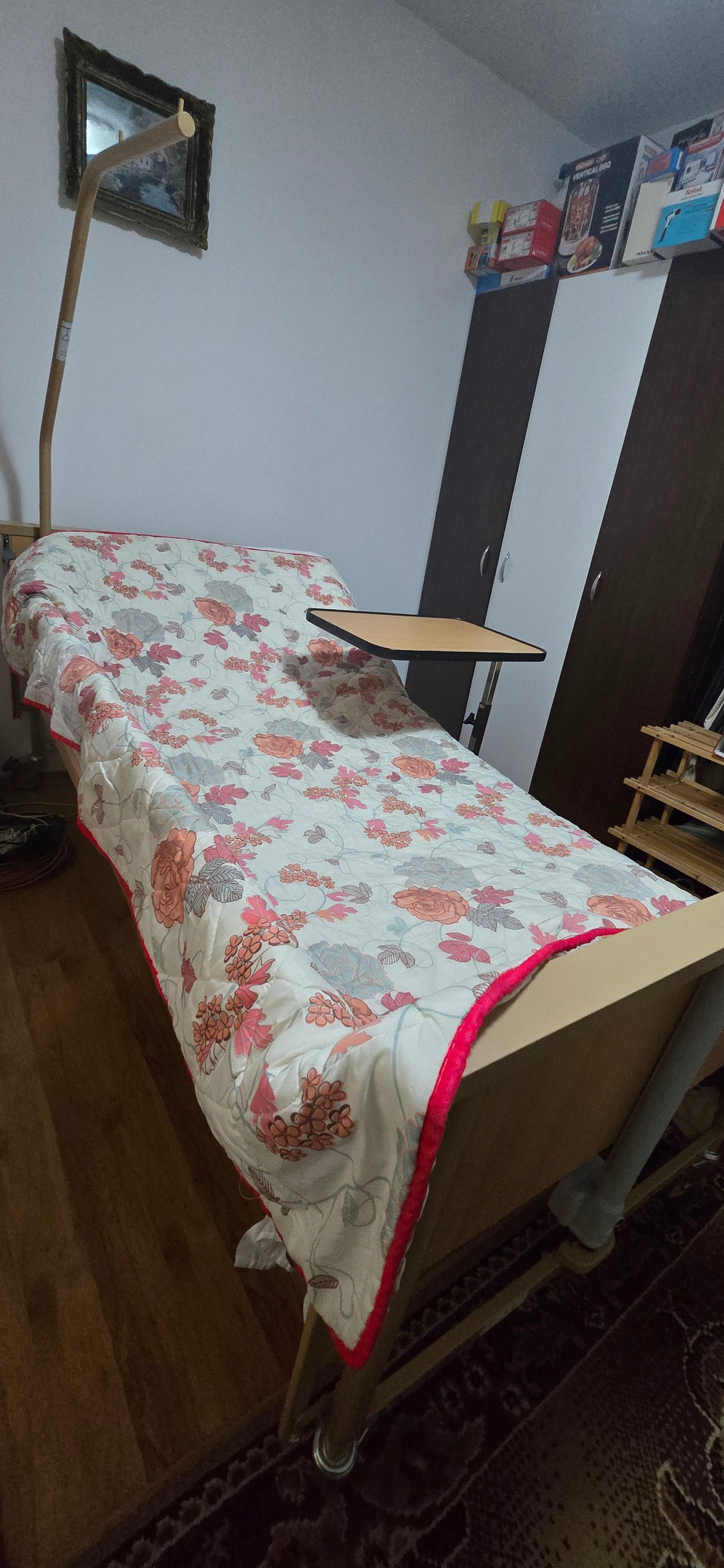 Vand pat spital / Medical / Electric cu telecomanda / Aproape nou