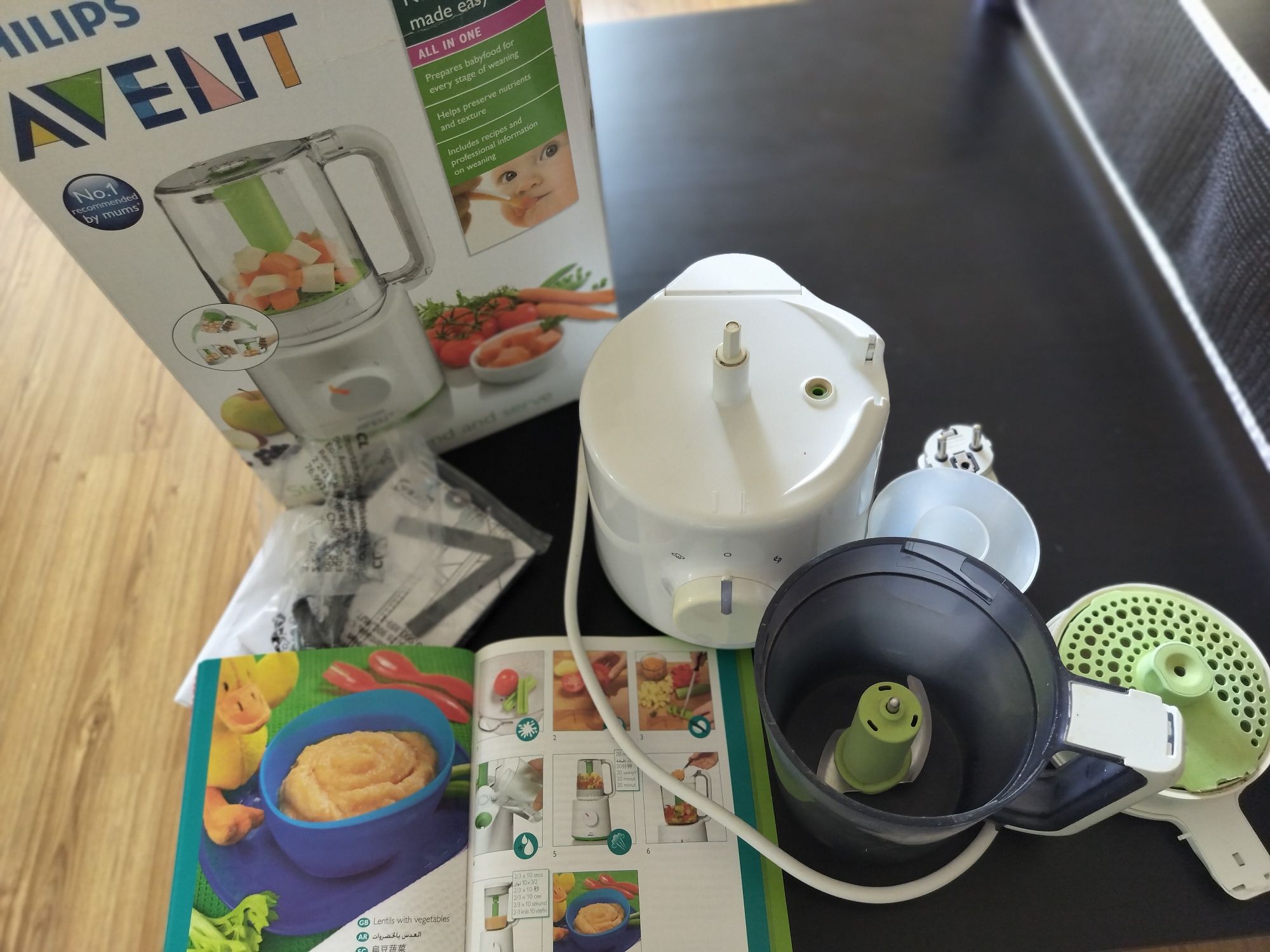 Aparat de gătit cu aburi Philips Avent