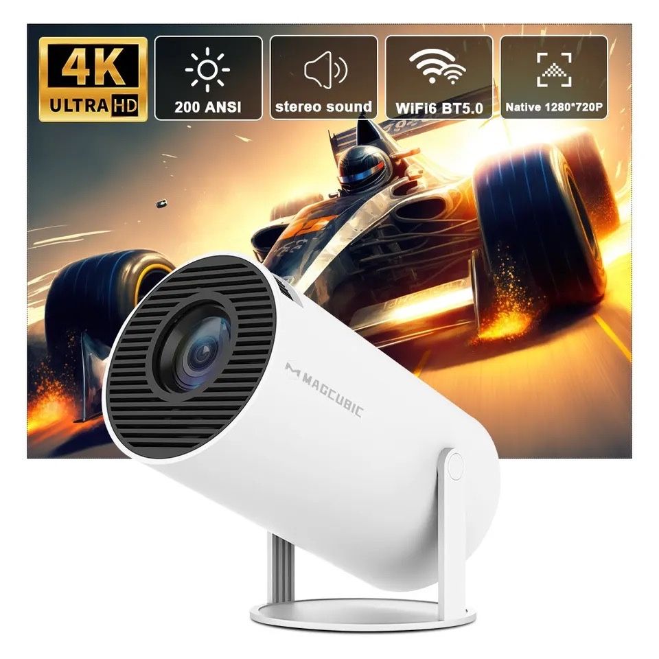 videoproiector 4K  LED HD cu android wifi hy300