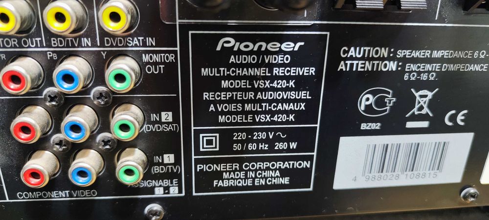 Amplificator Audio cu DEFECT Pioneer VSX-420 Statie Audio