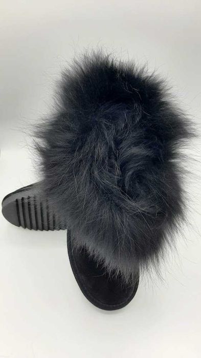Ghete tip UGG - piele si blana naturala- 35-40