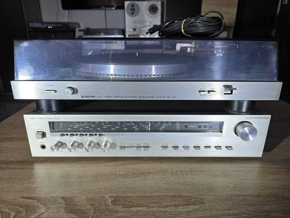 Vand  amplificator Aplituner Delia si Pick-up Unitra GS431