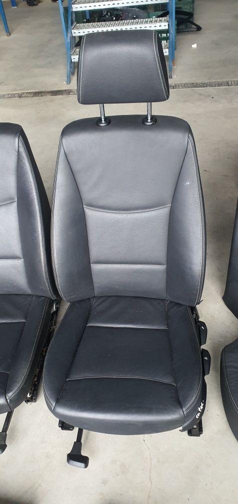 Interior piele neagră scaune fata bancheta cu incalzire bmw x3 f25