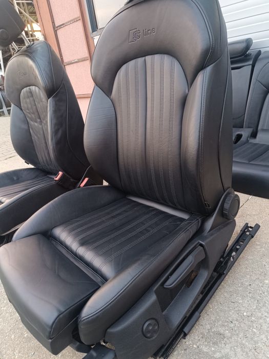 Спортен кожен салон за ауди А6/audi a6/2012-2018г/C7/s line