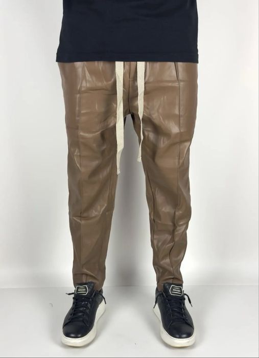 Pantaloni Piele cu șireturi lungi! Calitate premium!