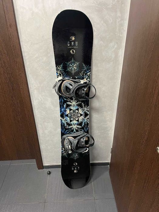 Сноуборд Gnu Ladies Choice 151.5 cm с автомати Drake Jade