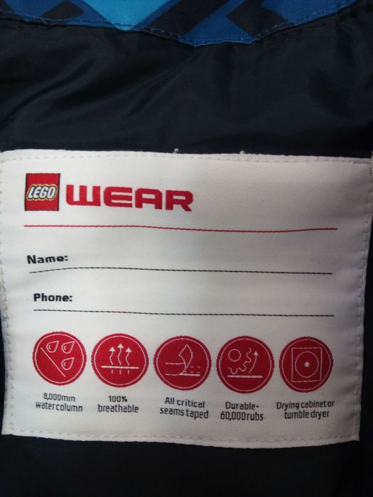 Детско ски яке LEGO, размер 128, много запазено