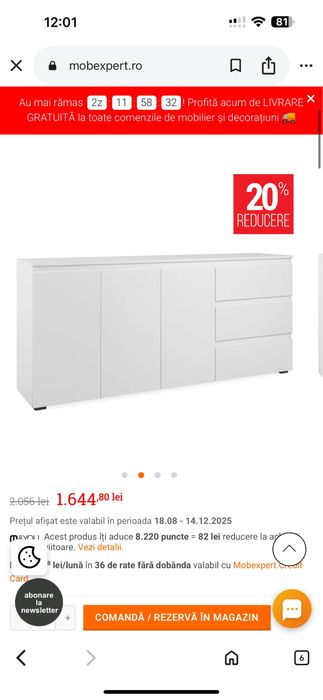 Comoda mobexpert ca noua