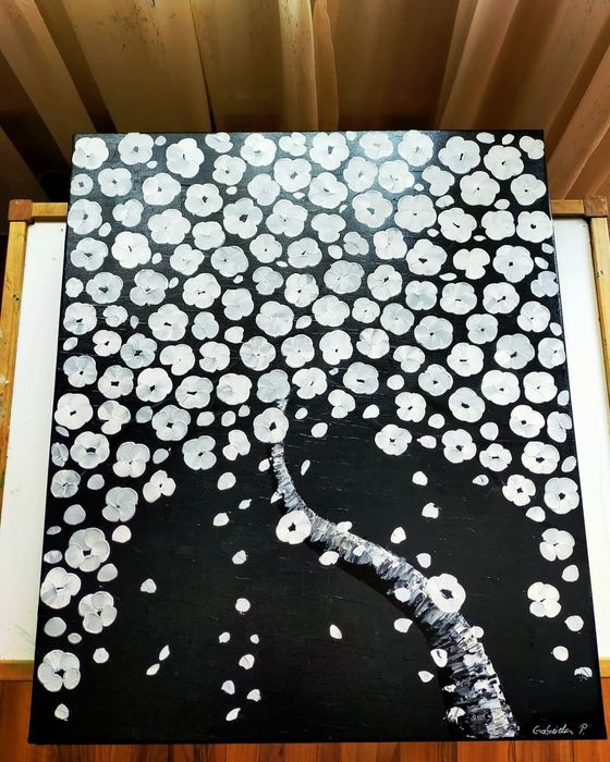 Tablouri pictate cu acrilice