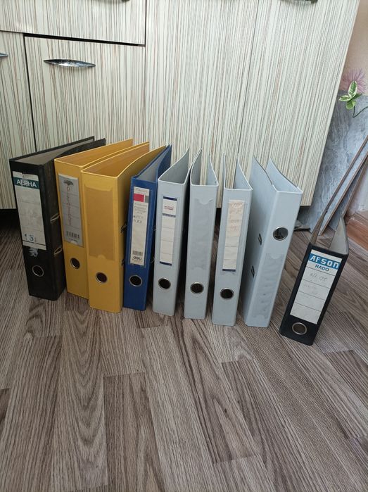 Папки для бумаг регистрационные