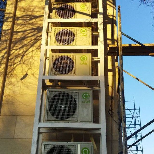 Установка кондитционеров, заправка фриона