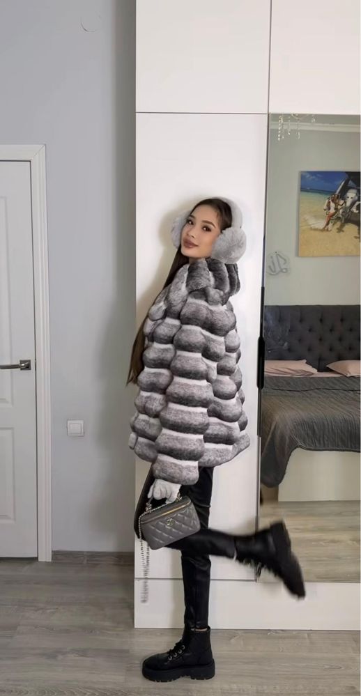 Премиальная шуба из Эко меха