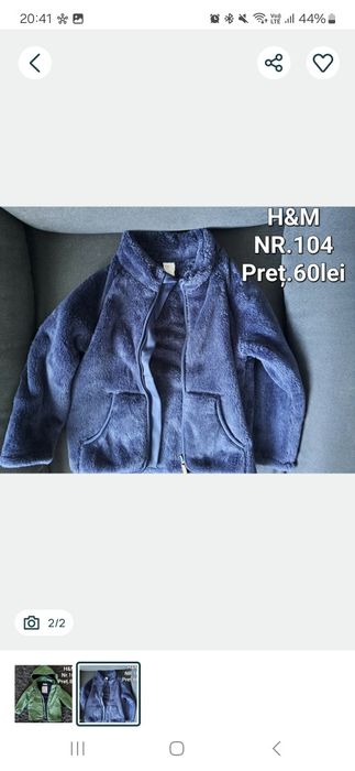 Gecuțe baieti H&M Nr.104