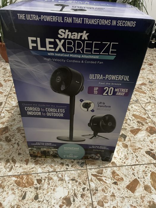 Ventilator Shark Flex Breeze cu acumulator