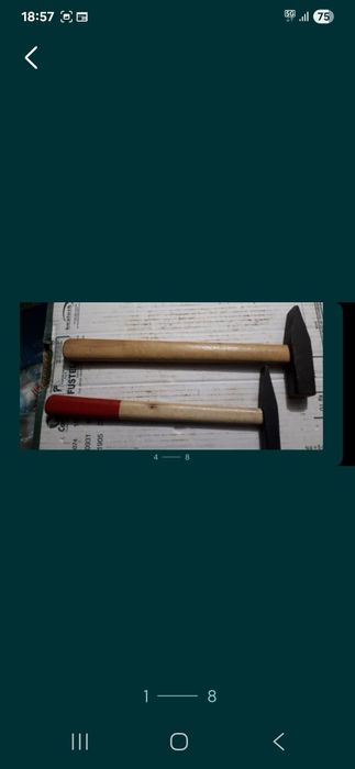 Vand de marimi diferite plus coada de rezerva ciocane de la 200gr.-5kg