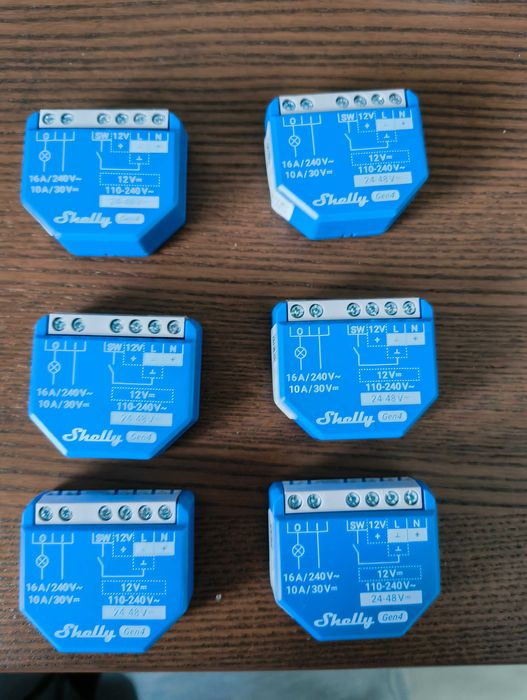 Shelly 1 Gen4 (Wi-Fi + Bluetooth + Zigbee 3.0) Matter