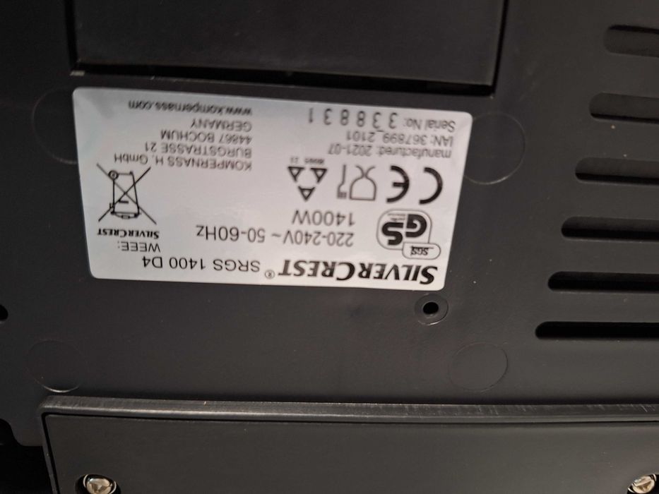 Raclette Grill Silver Crest