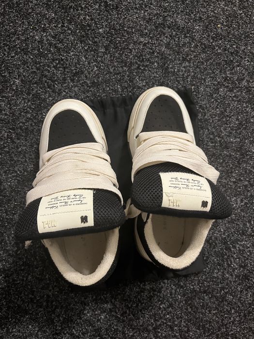 Amiri Ma1 negru cu alb