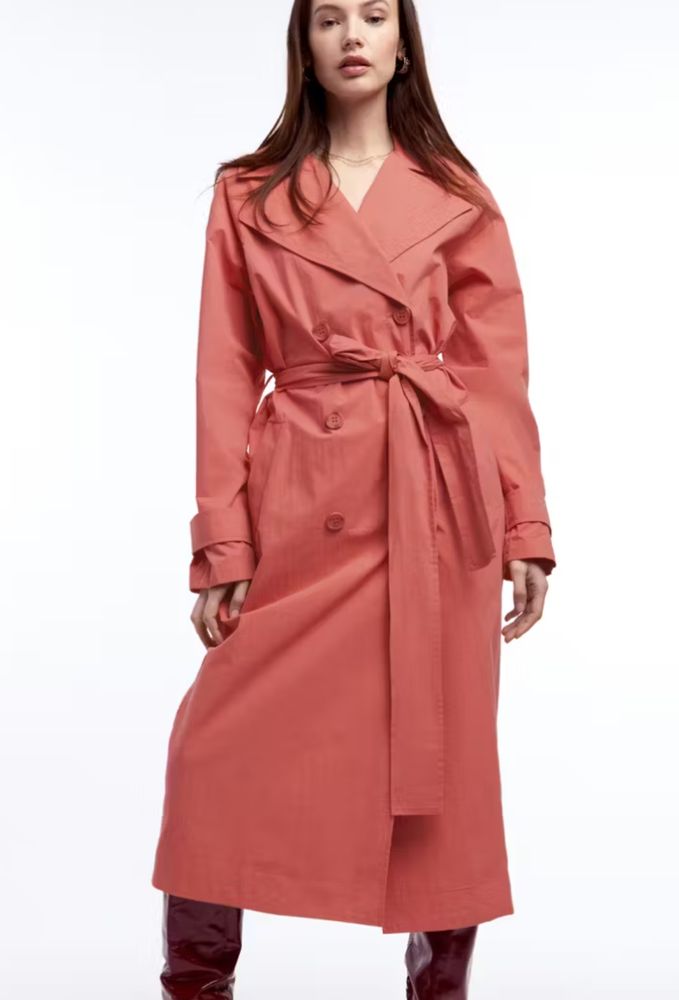 Gina Tricot палто тренчкот XS S M