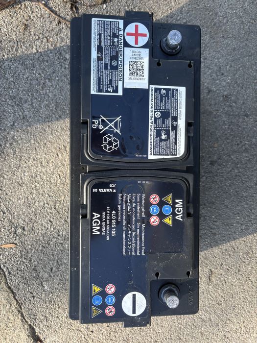 Акумулатор АГМ  105ah/980a