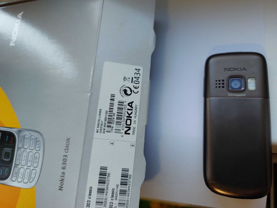 Nokia 6303 orig Ungaria decodat doar 2 ore vorbit la cutie cu accesori