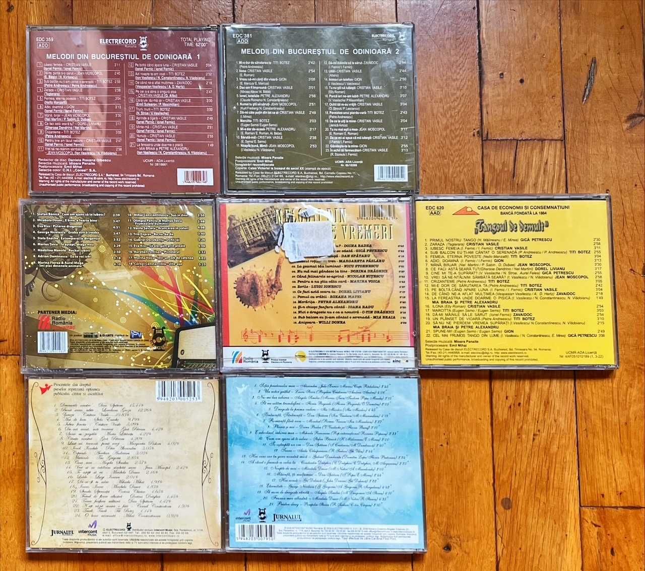 Lot CD pop: Constantinescu, Crisan, Doga, Bertzi, Tamas, Iagnov, Dauer