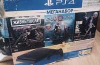 PS4 slim в рабочем состоянии