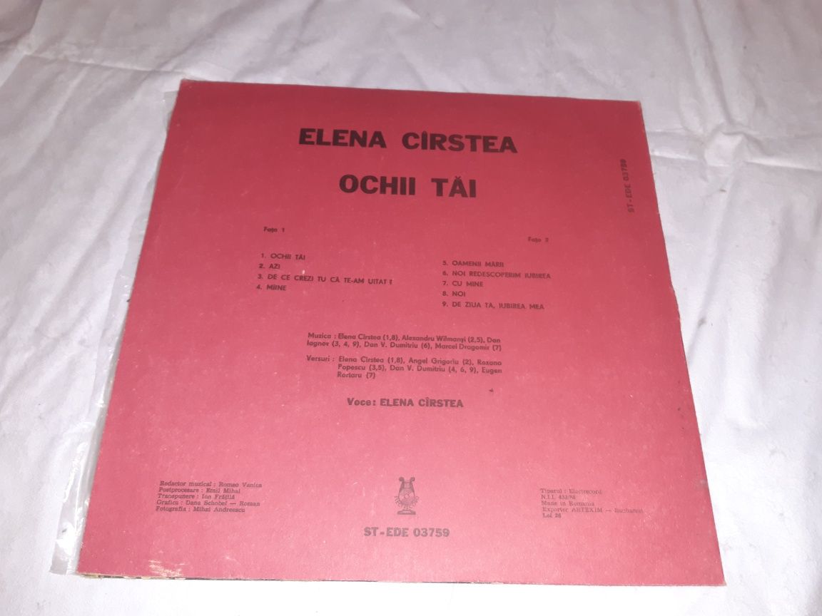 Vinil Elena Cirstea Carstea , Jeanina Matei